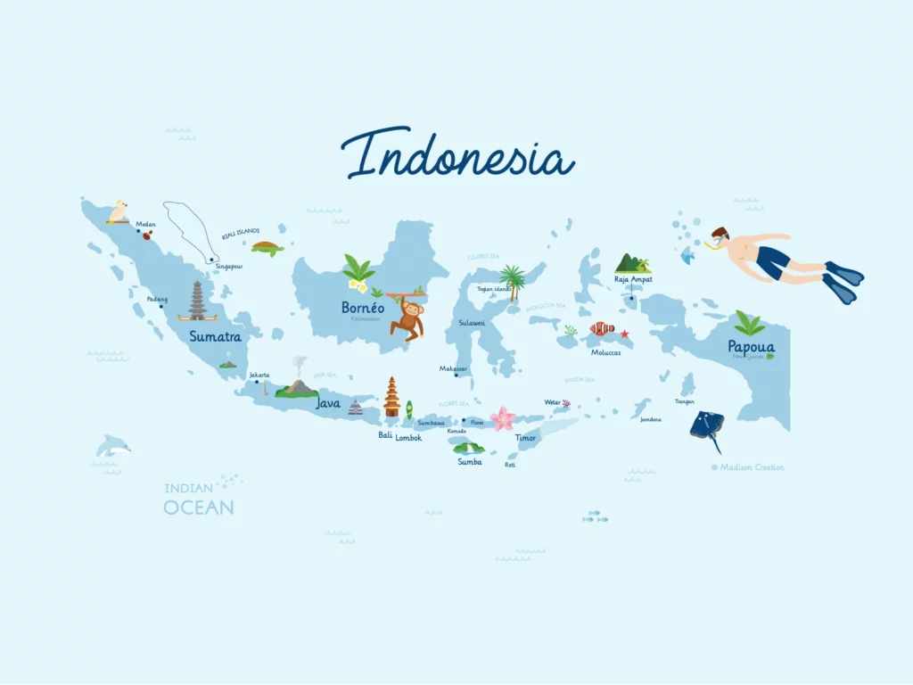 map of Indonesia 1.1
